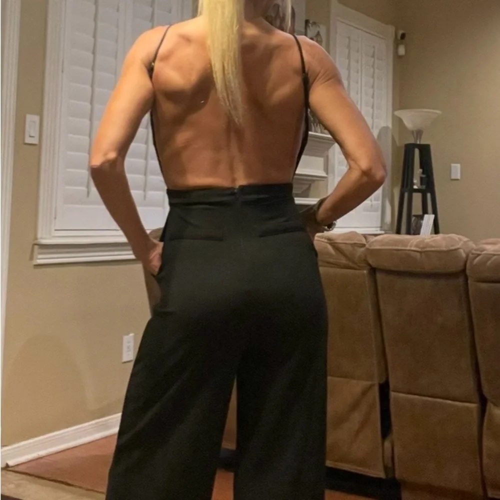 Lulu's Classic Black Jumpsuit - Picture 6 of 14